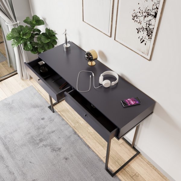 Iki avlastningsbord 120 x 45 cm - Antracit Iki avlastningsbord 120 x 45 cm - Antracit