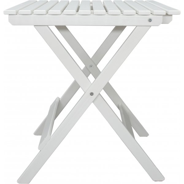 Wilma utegrupp bord 65 x 65 cm inkl 2 st Knohult stolar - Vit Wilma utegrupp bord 65 x 65 cm inkl 2 st Knohult stolar - Vit