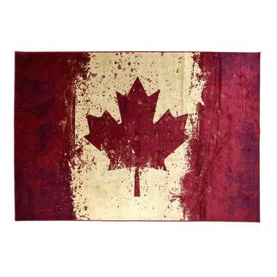 Konstsilkesmatta Canadian Flag