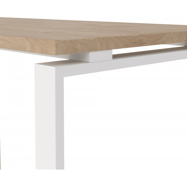 Sign hörnskrivbord - Vit/hickory Sign hörnskrivbord - Vit/hickory