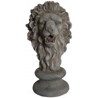 Trädgårdskonst Staty lejonbyst - H67 cm