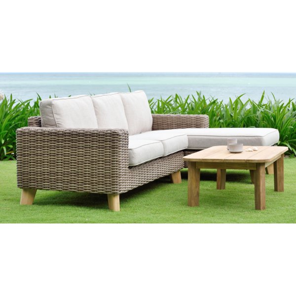 Salon Bahamas - Beige/teck