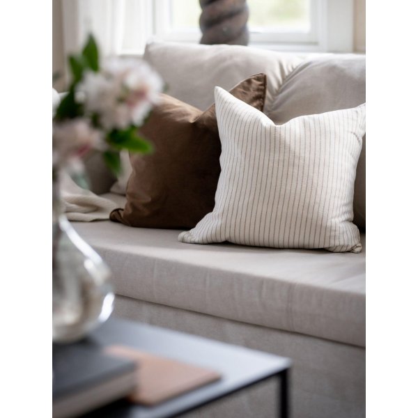 Elise kussenhoes - Bruin fluweel