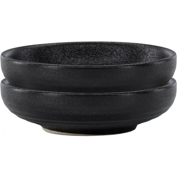 Wabi sabi sauskom 10 cm - Zwart