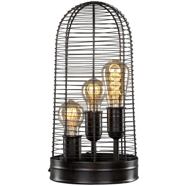 Bordslampa Industri 41x20,5 cm - Brun/Svart