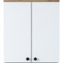 Mendy vggskp 65 cm - Valnt/vit