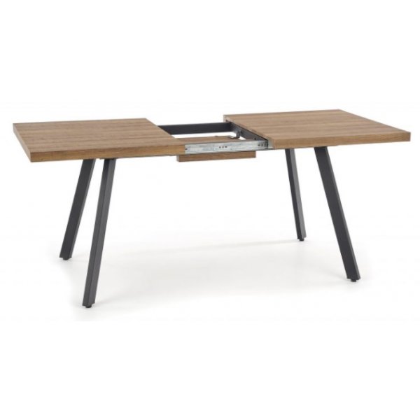 Gladwyn förlängningsbart matbord med butterfly 140-180 x 85 cm - Valnöt/svart Gladwyn förlängningsbart matbord med butterfly 140-180 x 85 cm - Valnöt/svart