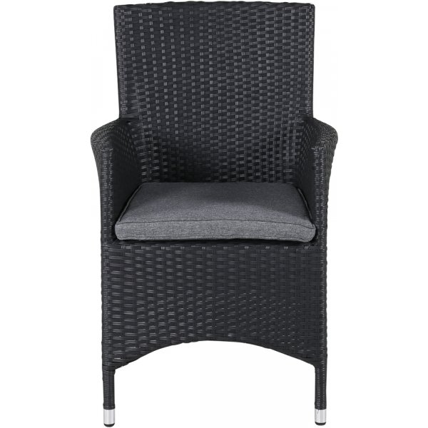 Malin matstol - Svart/Gr