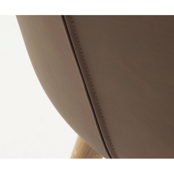 Cannon matstol - Brun PU/ek Cannon matstol - Brun PU/ek