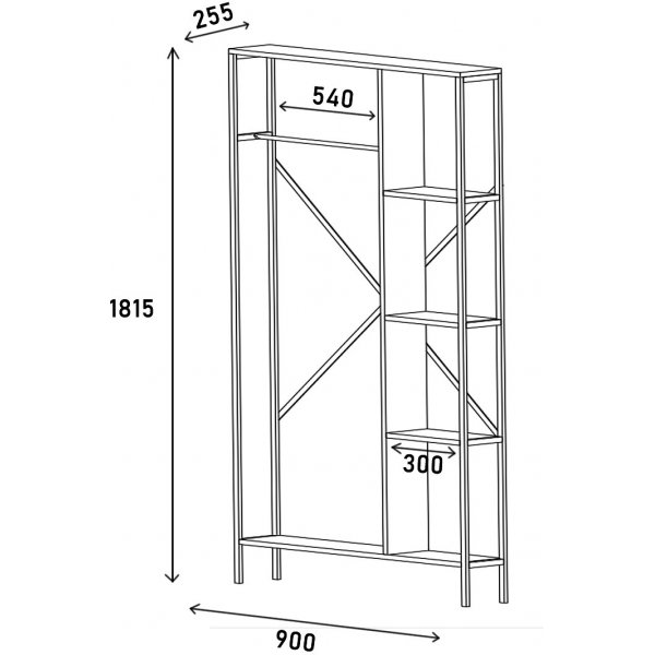 Mobilier d\\\'entrée Tango - Pin Mobilier d\\\'entrée Tango - Pin