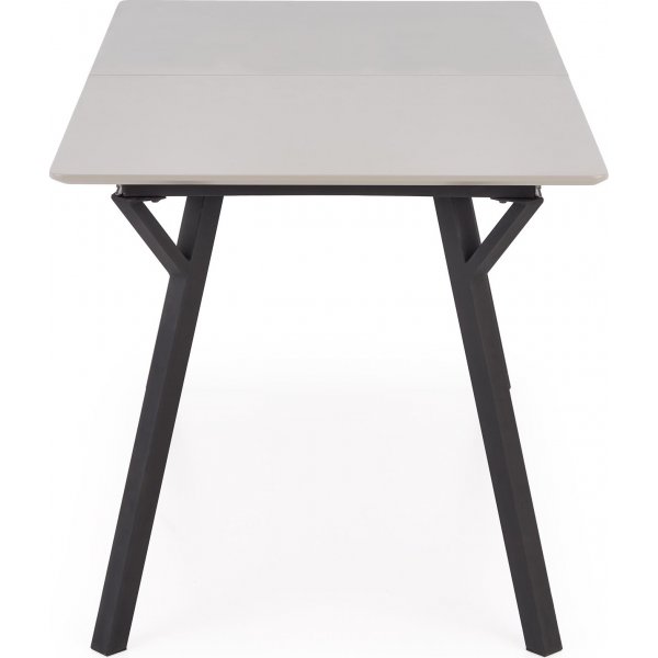 Table à manger Valarauk 140-180 x 80 cm - Gris clair/noir Table à manger Valarauk 140-180 x 80 cm - Gris clair/noir