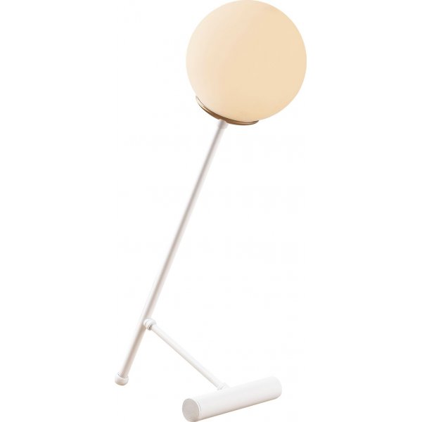 Lampe de table Golf opale - Blanc