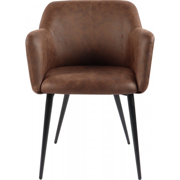 Fauteuil in bruin PU - Lamar