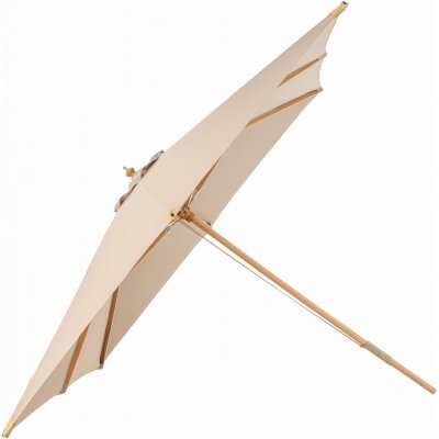 Naxos parasoll 300 x 300 cm - Brun/Natur