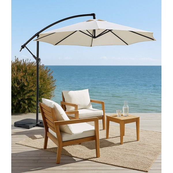 Hngparasoll 350 cm vit - Provence