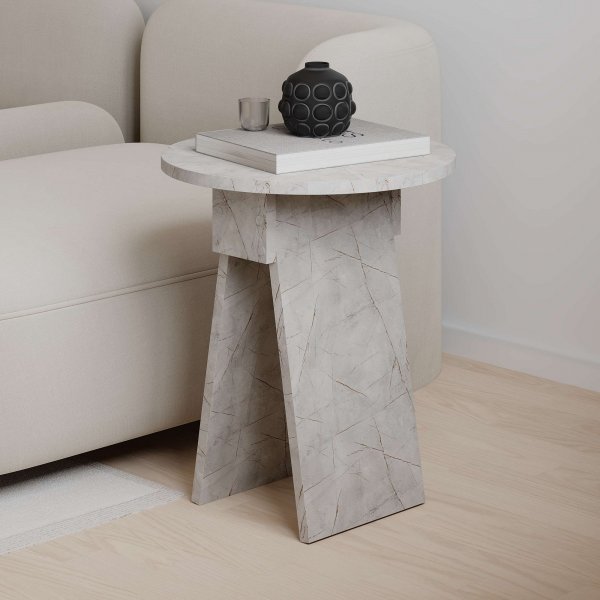 Chen bijzettafel - Lagina-marmer Chen bijzettafel - Lagina-marmer