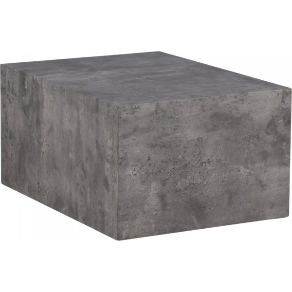 Table basse York 80 x 60 cm - Gris fonc
