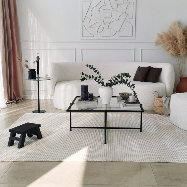 Table basse Sun 85 cm - Noir