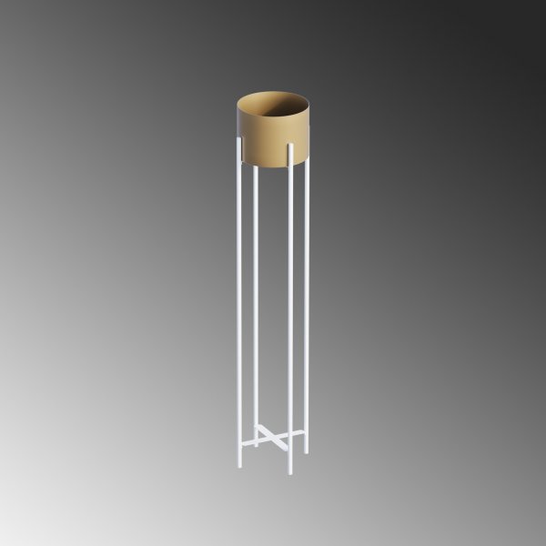 Pot Plato 24 - Blanc/or