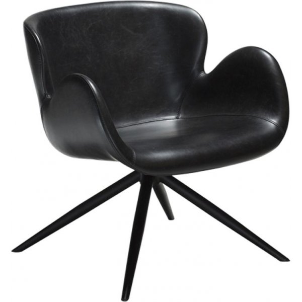 Gaia karmstol - Vintage svart