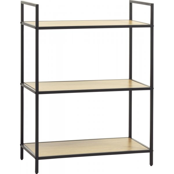 Medici bokhylla H88 cm - Ek/svart