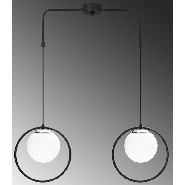 Plafonnier Dolly 4501 - Noir/blanc