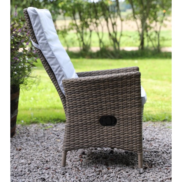 Table de groupe d'extérieur Lysekil avec 6 chaises pliantes Table de groupe d'extérieur Lysekil avec 6 chaises pliantes