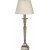 Lampe de table Salon - Argent/blanc - 49 cm