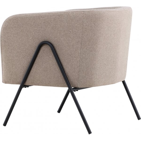 Rika fåtölj - Beige/Svart Rika fåtölj - Beige/Svart