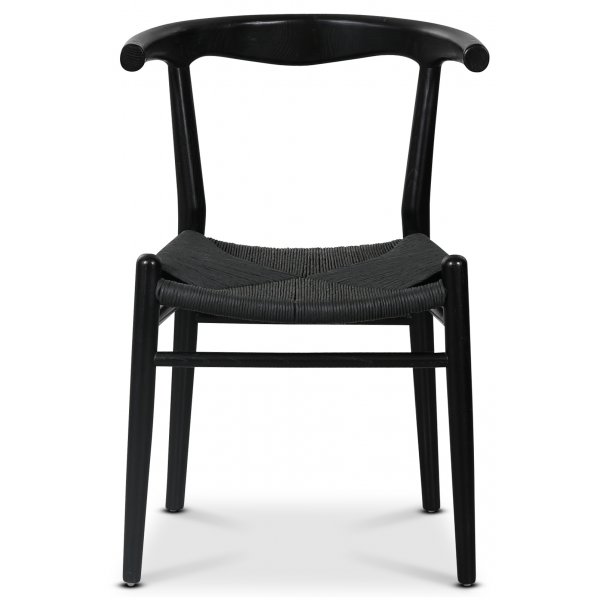 Chaise de salle  manger Berit - Noir / Repsits noirs