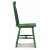 Chaise cantilever Karl vert code couleur RAL6001