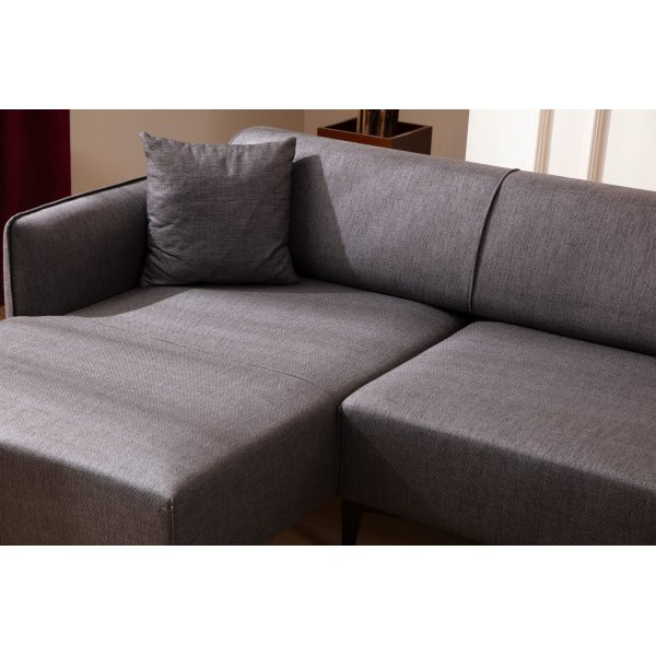 Canapé divan Belissimo - Gris foncé Canapé divan Belissimo - Gris foncé