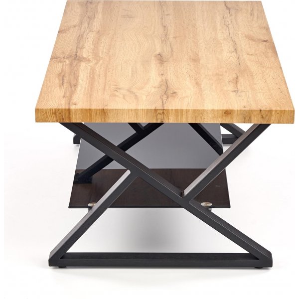 Table basse Catja 110 cm - Chêne/noir Table basse Catja 110 cm - Chêne/noir