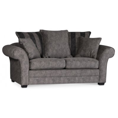 Eriksberg 2-sits soffa - Gr/brunt mnster