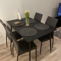 Kundbild Smokey matbord 120x80 cm - Svart bets: Mer stabilt än vad jag trodde!...