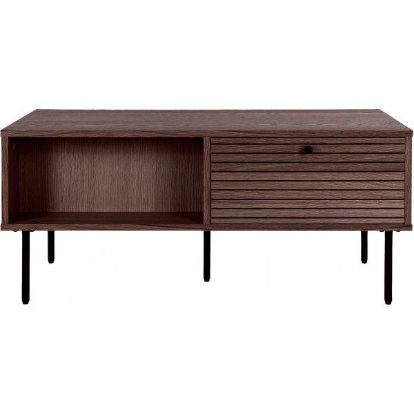 Kyoto soffbord 10 x 50 cm - Rkt ek/svart