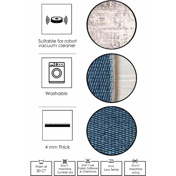 Wooson 82 matta 160 x 230 cm - Cream/mink Wooson 82 matta 160 x 230 cm - Cream/mink