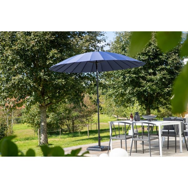 Palmetto parasoll - Svart/Blå Palmetto parasoll - Svart/Blå