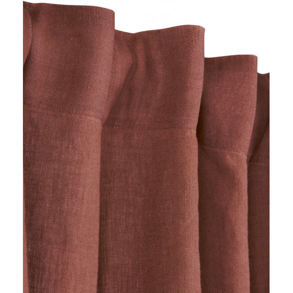 Rideau Julie lot de 2 2 x 145 x 280 cm - Brique Rideau Julie lot de 2 2 x 145 x 280 cm - Brique