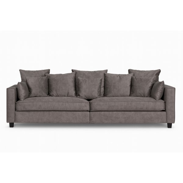 Soffa Brandy lounge 210 cm - Beige lderimitation