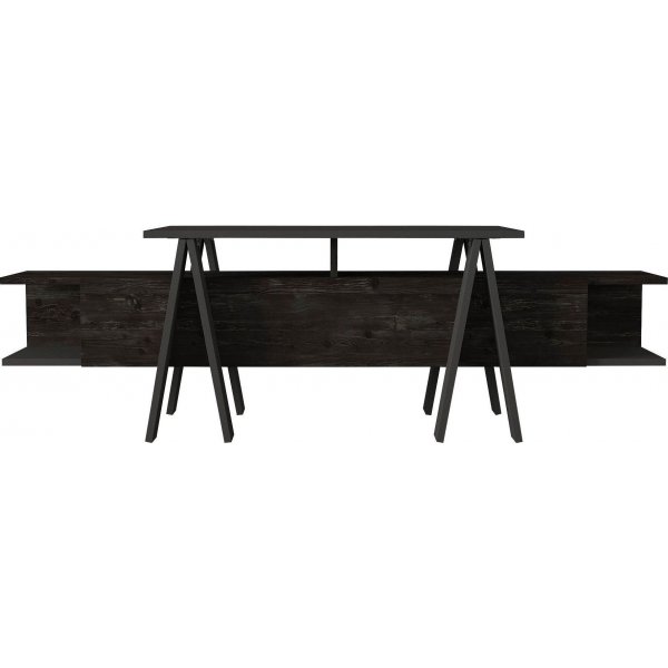 Aspero TV-bänk - Svart/antracit Aspero TV-bänk - Svart/antracit