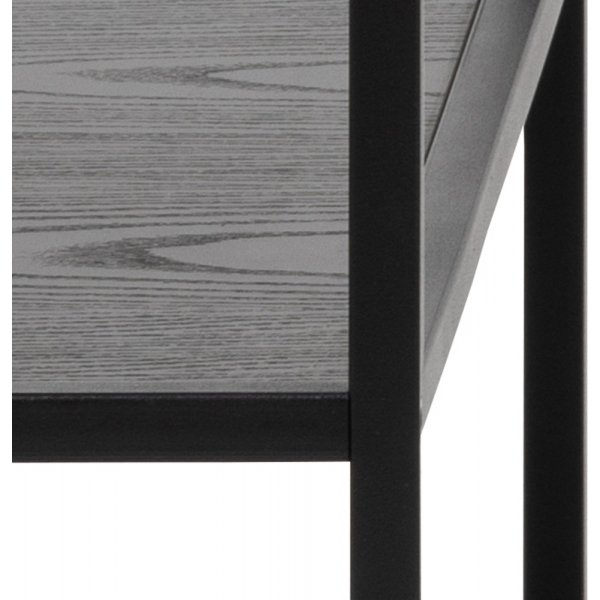 Seaford skrivbord 130 cm - Svart