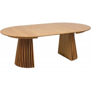 Osaka ronde uitschuifbare eettafel 120-160-200 x 75 cm - Eiken