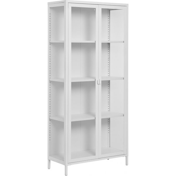 Vitrine Brisbane 80x35x175 cm - Blanc Vitrine Brisbane 80x35x175 cm - Blanc