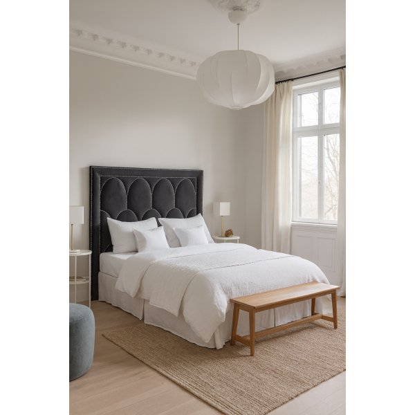 Bianca snggavel 120 cm - Antracit (Sammet)