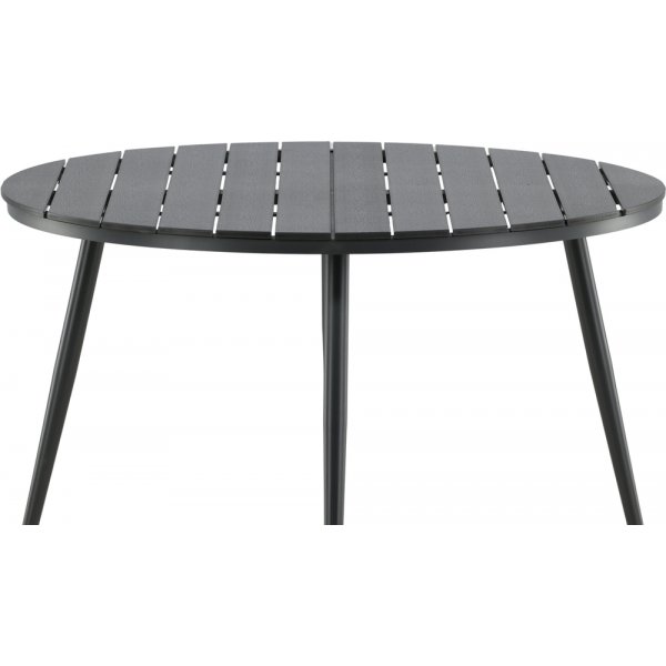 Break eettafel 120 cm - Zwart