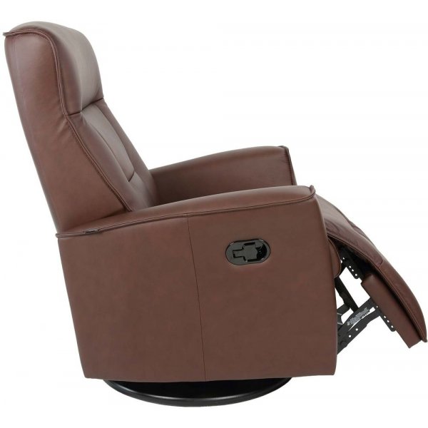 Hjellegjerde Harstad manuell reclinerfåtölj - Cacao (Läder) Hjellegjerde Harstad manuell reclinerfåtölj - Cacao (Läder)