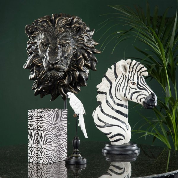 Dekoration Zebra - Svart/vit
