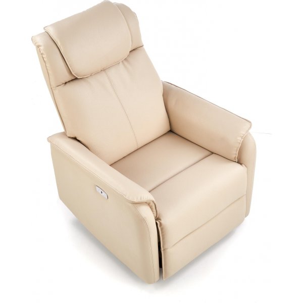 Alonis elektrisk reclinerfåtölj - Gräddvit Alonis elektrisk reclinerfåtölj - Gräddvit