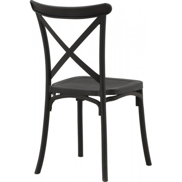 Chaise de salle à manger Crosett - Noir Chaise de salle à manger Crosett - Noir